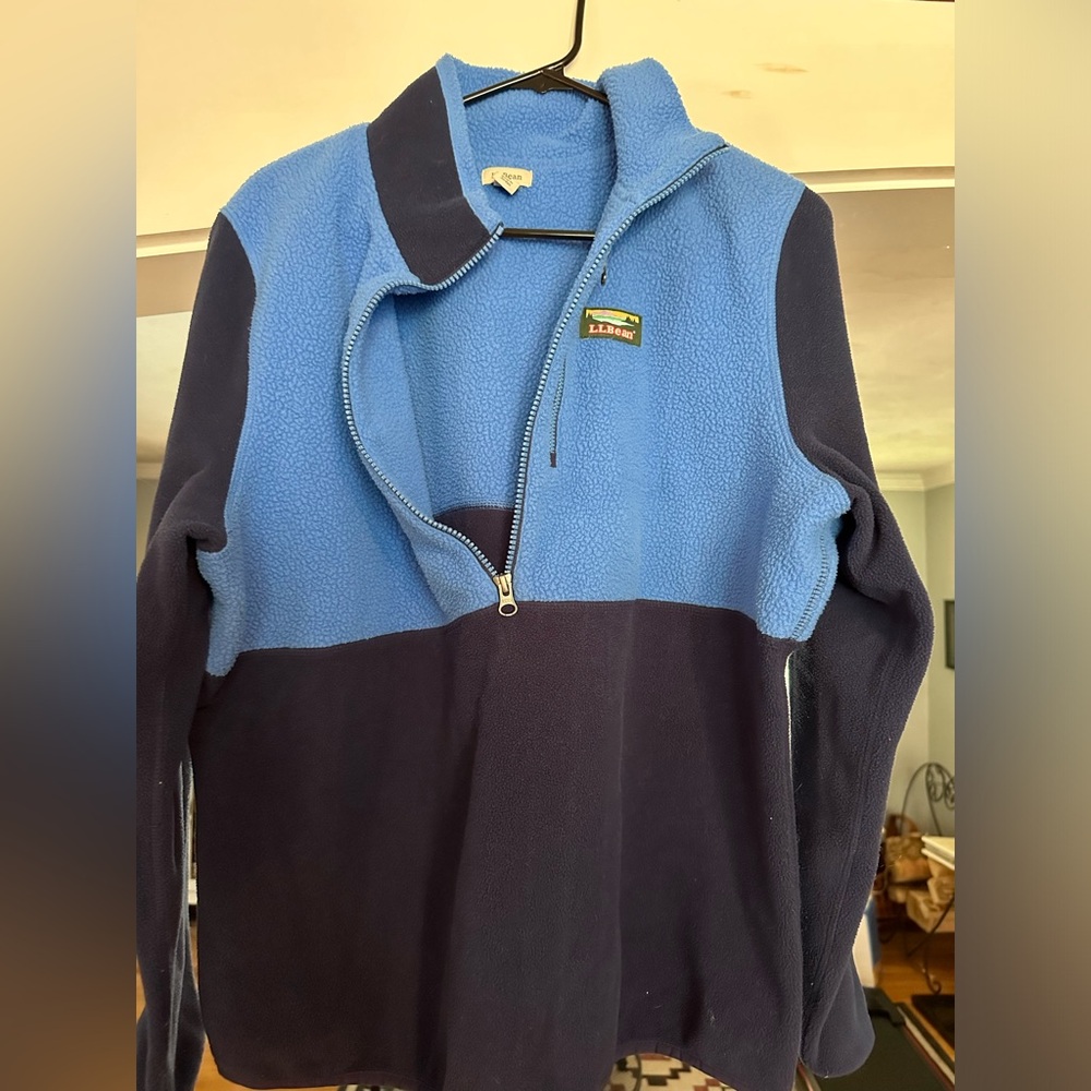 LL Bean fleece pullover